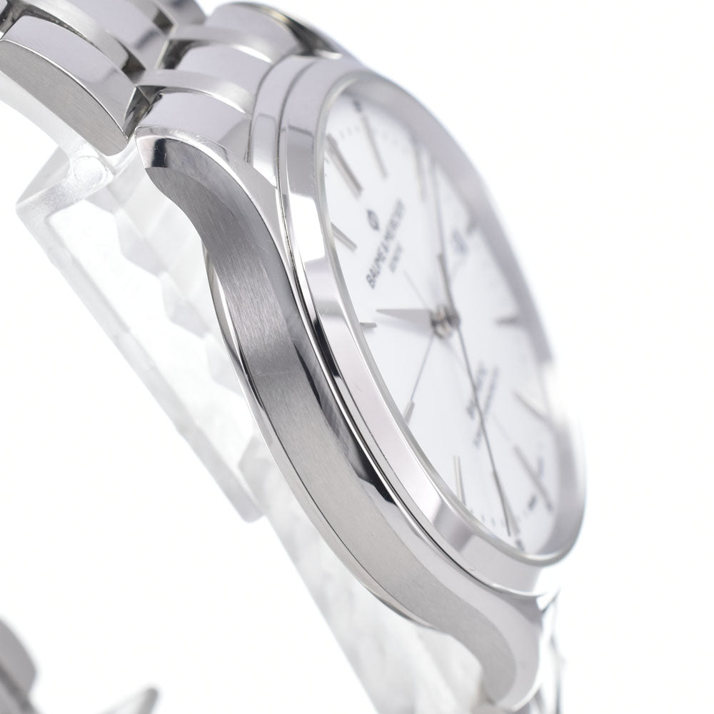 with paper Baume & Mercier Clifton M0A10505/65884 white Dial Automatic Men's
 Watch J#147996
