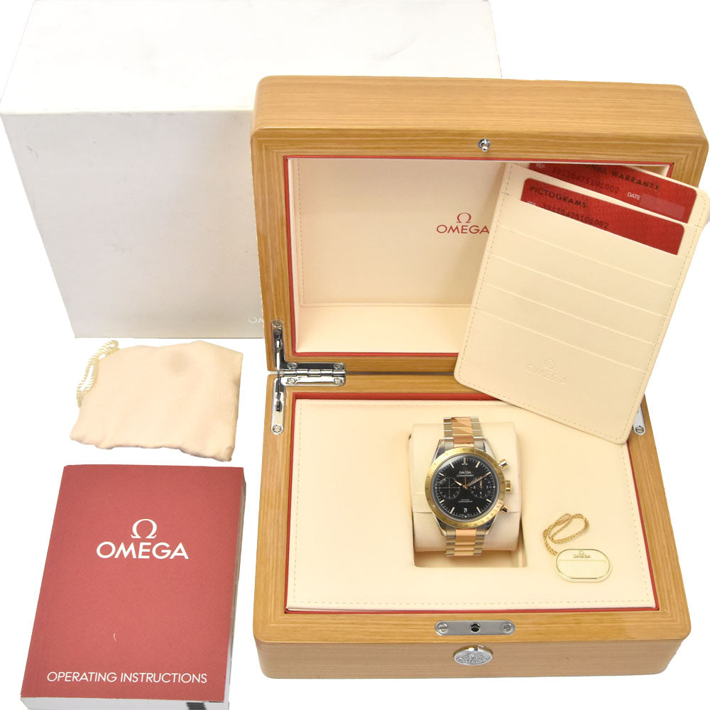with paper OMEGA Speed master 57 331.20.42.51.01.002 Co-Axial Chronograph black Dial Automatic Men's
 Watch L#147997