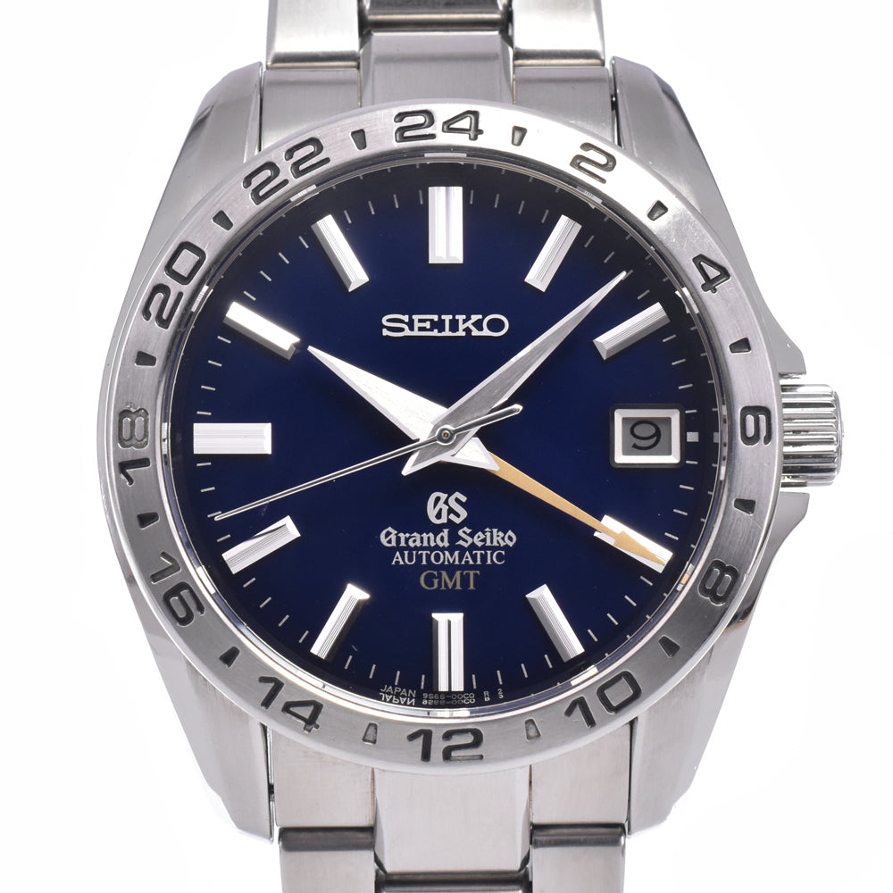 with paper SEIKO Grand Seiko SBGM029/9S66-00C0 10周年記念限定モデル blue Dial Automatic Men's
 Watch J#147998