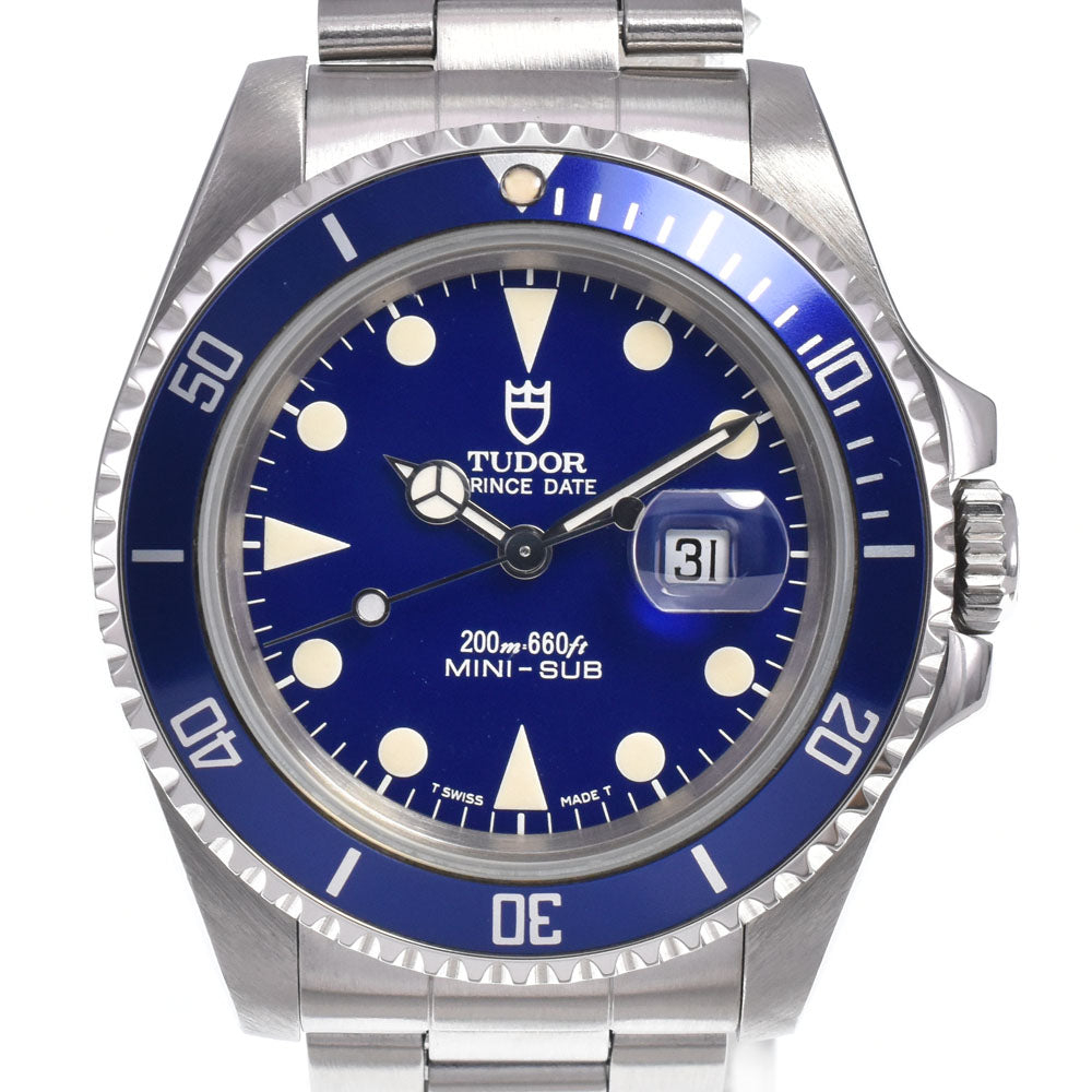 TUDOR Prince Date Mini Sub 73190 Date blue Dial Automatic Boy's
 Watch L#148000