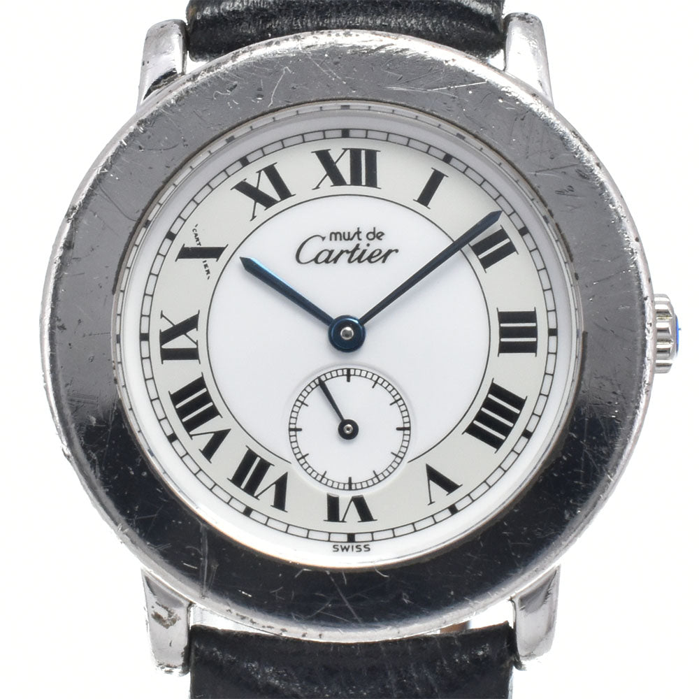 CARTIER Must Rondo W1006718 White / beige Dial Quartz Ladies
 Watch J#148001