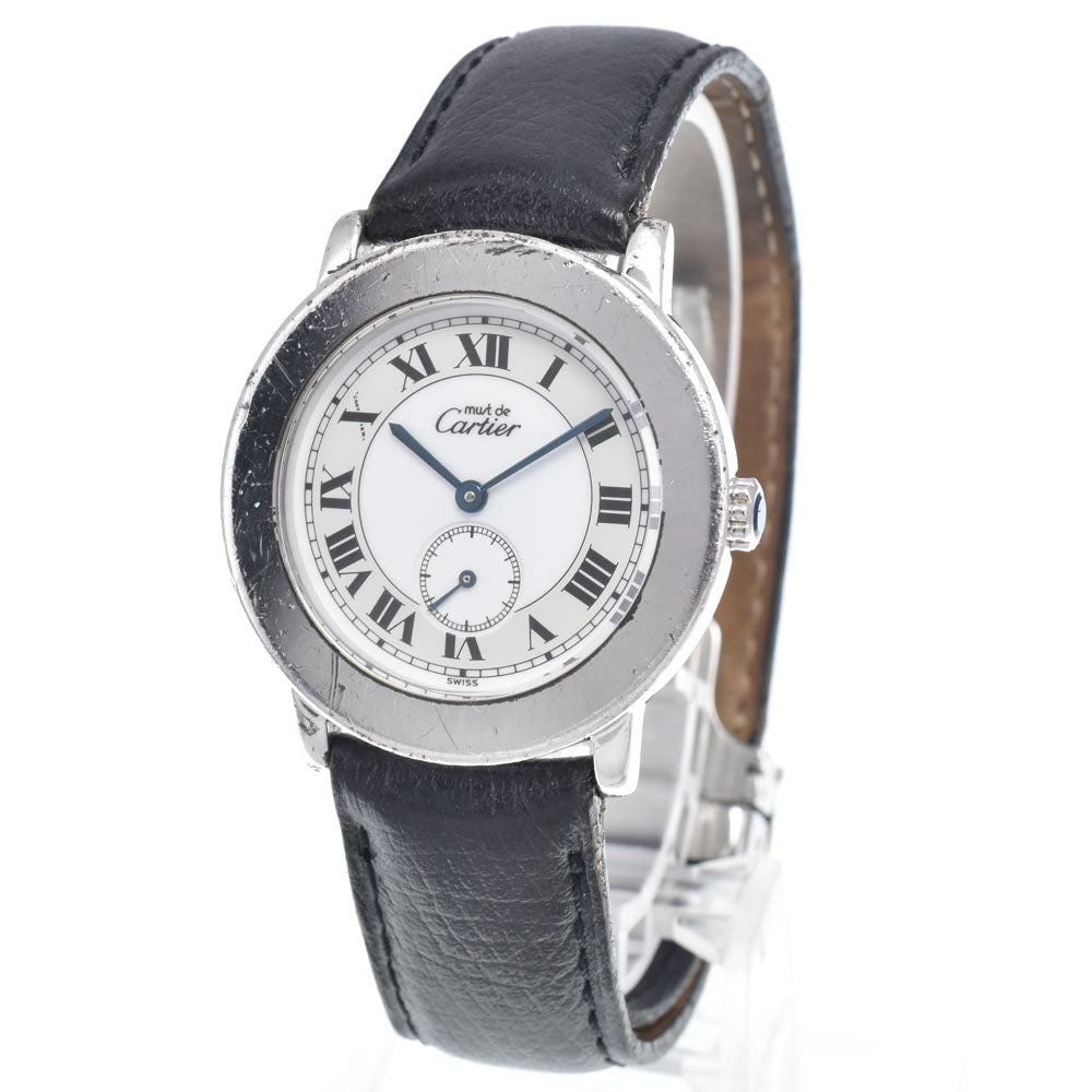 CARTIER Must Rondo W1006718 White / beige Dial Quartz Ladies
 Watch J#148001