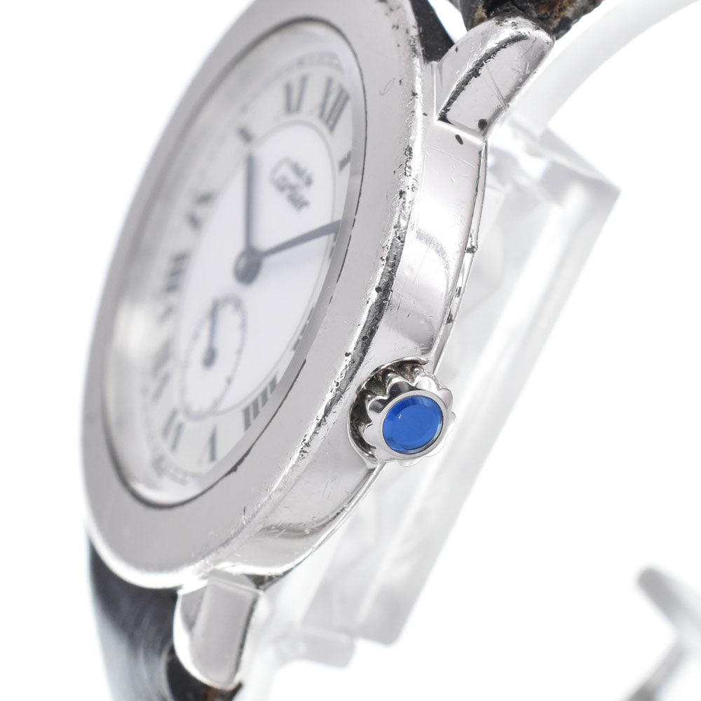 CARTIER Must Rondo W1006718 White / beige Dial Quartz Ladies
 Watch J#148001