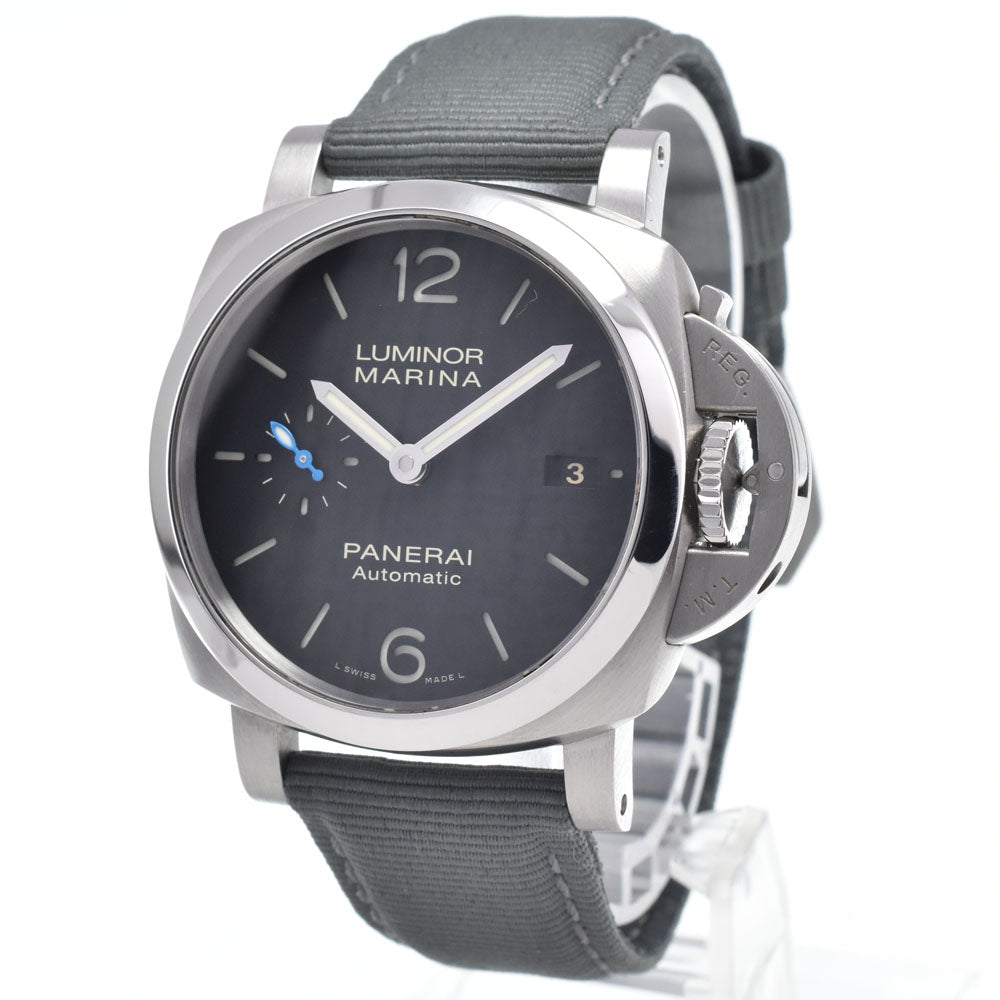 with paper PANERAI Luminor Marina PAM02392 Small second black Dial Automatic Men's
 Watch L#148009