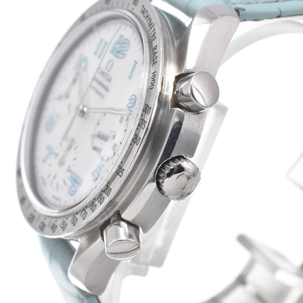with paper OMEGA Speed master reduced 3802.71.53 Chronograph White shell Dial Automatic Unisex
 Watch I#148010