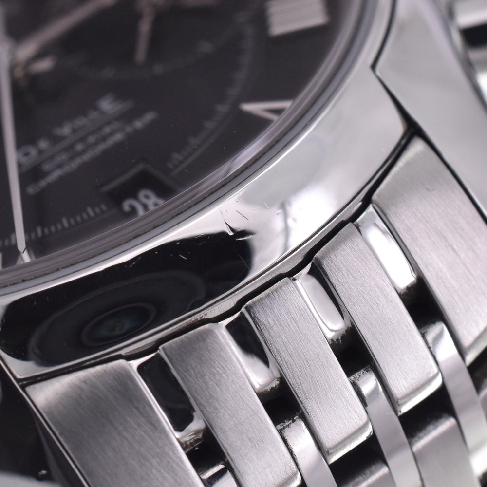 with paper OMEGA De Ville Prestige 431.10.42.51.01.001 Chronograph black Dial Automatic Men's
 Watch J#148016