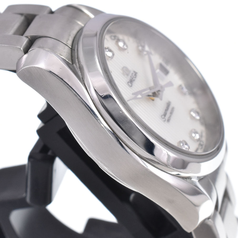 OMEGA Seamaster Aqua Terra 231.10.30.61.55.001 11P diamond date White shell Dial Quartz Ladies
 Watch O#148018