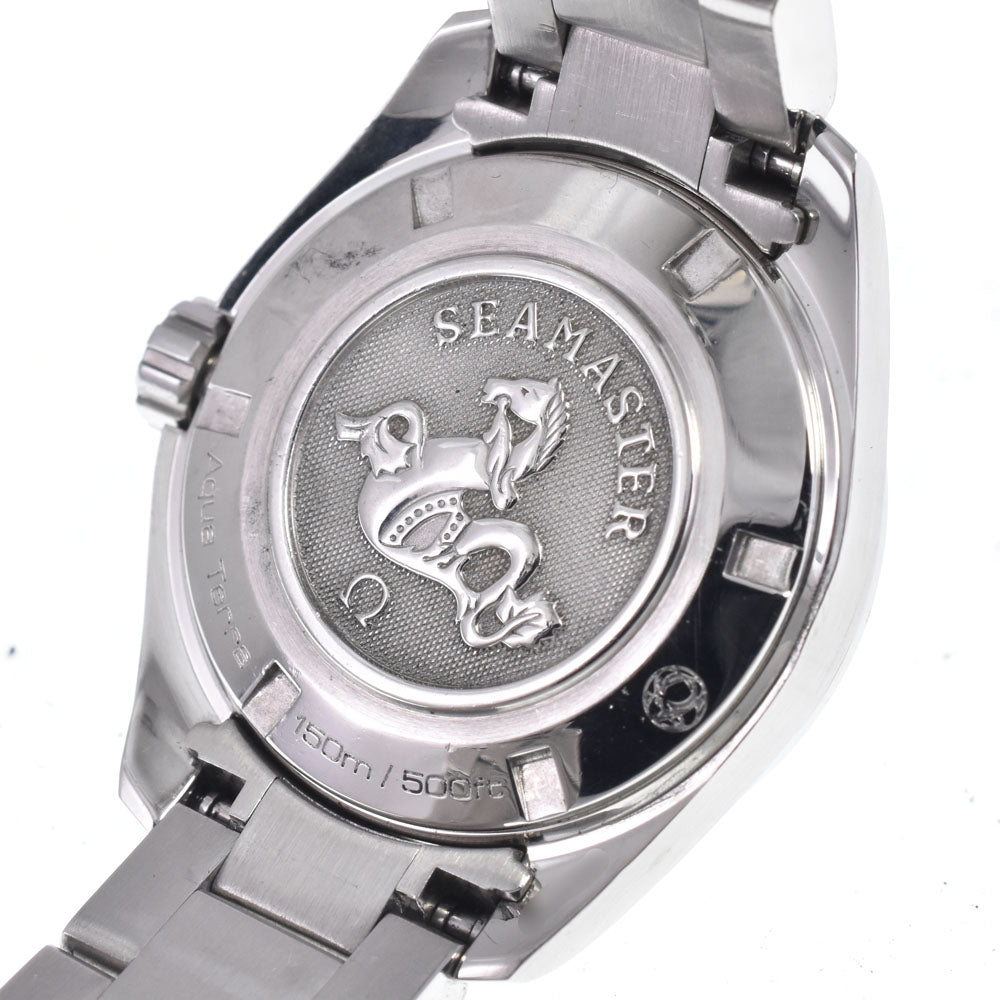 OMEGA Seamaster Aqua Terra 231.10.30.61.55.001 11P diamond date White shell Dial Quartz Ladies
 Watch O#148018