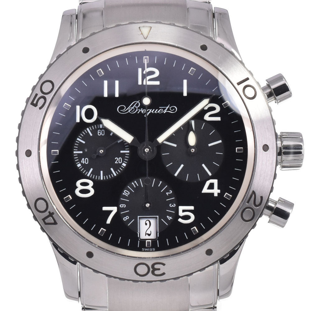 Breguet Transatlantic type XX 3820ST/H2/9W6 Chronograph Date black Dial Automatic Men's
 Watch J#148020