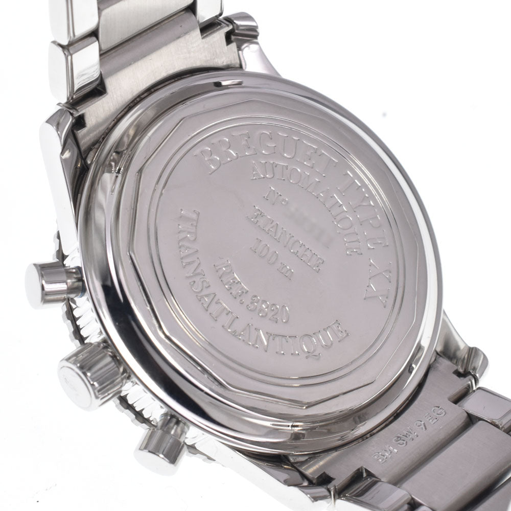Breguet Transatlantic type XX 3820ST/H2/9W6 Chronograph Date black Dial Automatic Men's
 Watch J#148020