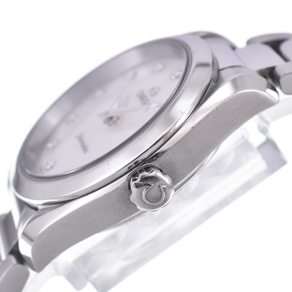 OMEGA SeamasterAqua Terra 220.10.28.60.55.001 12P diamond White shell Dial Quartz Ladies
 Watch L#148022