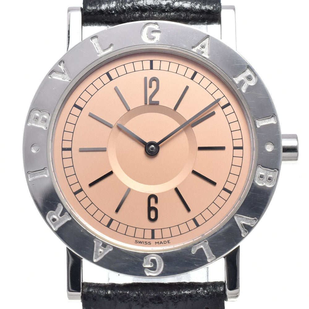 with paper BVLGARI Bvlgari Bvlgari BB33SL salmon pink Dial Quartz Unisex
 Watch L#148023