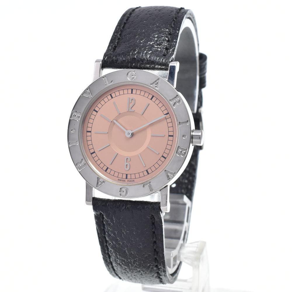 with paper BVLGARI Bvlgari Bvlgari BB33SL salmon pink Dial Quartz Unisex
 Watch L#148023
