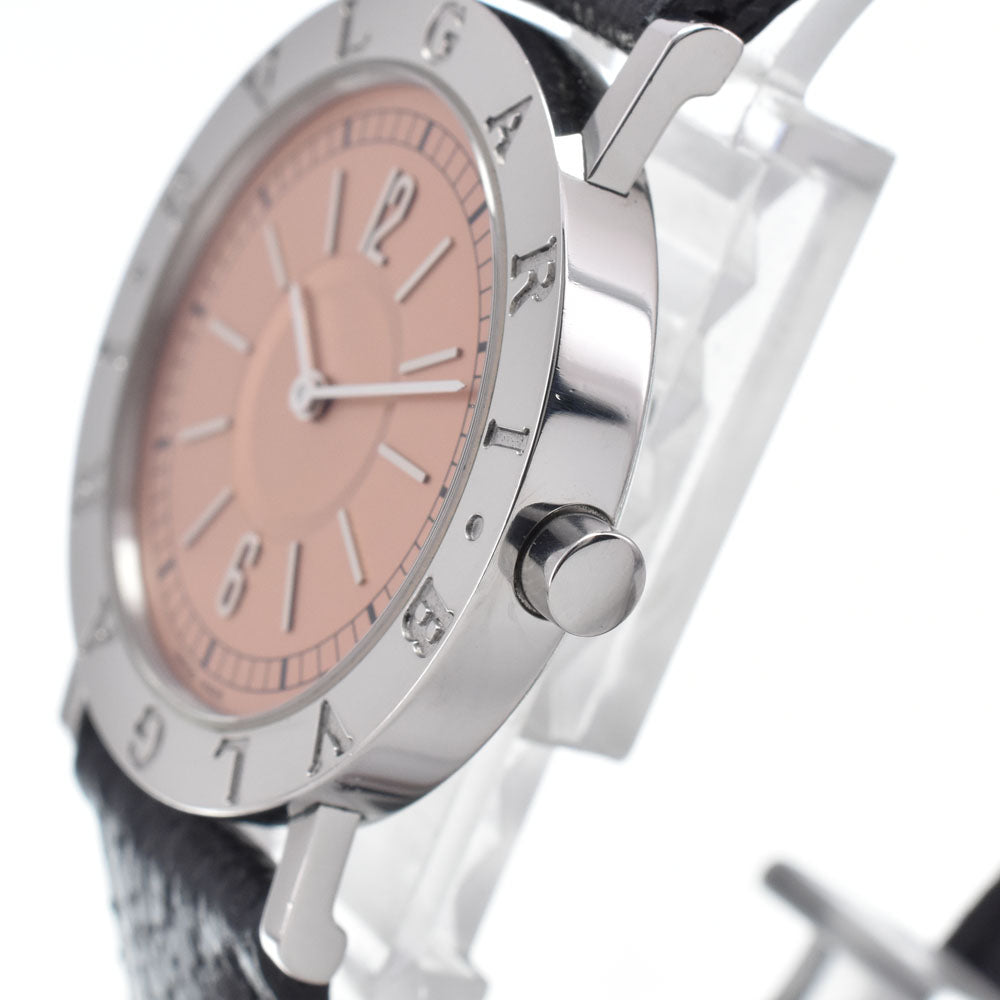 with paper BVLGARI Bvlgari Bvlgari BB33SL salmon pink Dial Quartz Unisex
 Watch L#148023
