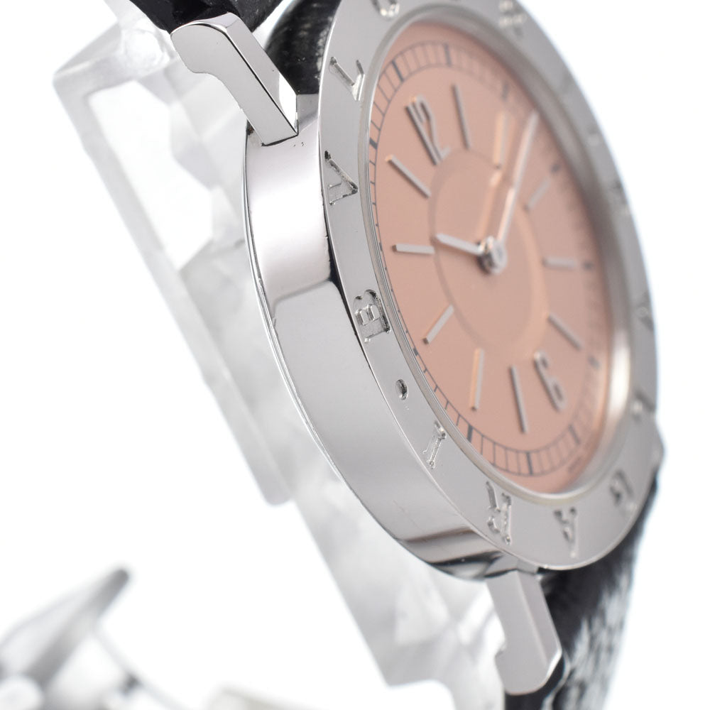 with paper BVLGARI Bvlgari Bvlgari BB33SL salmon pink Dial Quartz Unisex
 Watch L#148023