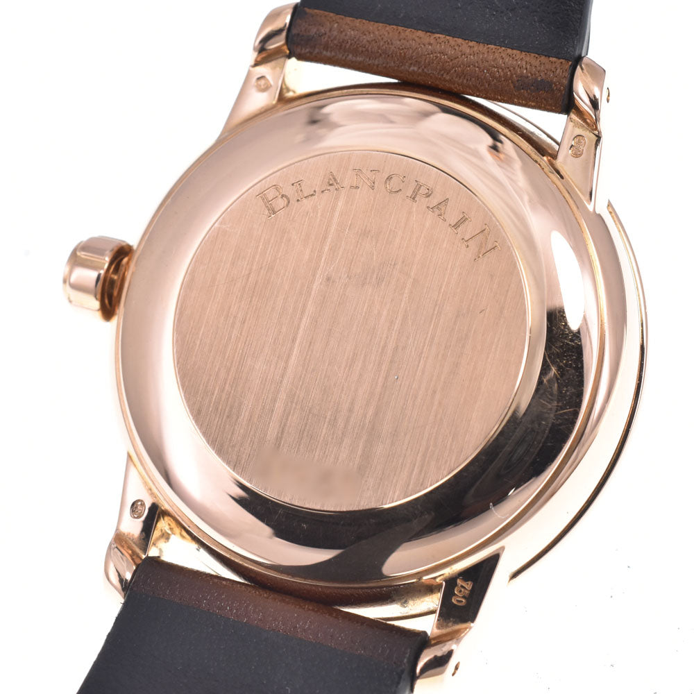 Blancpain Villeret 6850-3642-55 K18RG Double Window Opalin Dial Automatic Men's
 Watch J#148025
