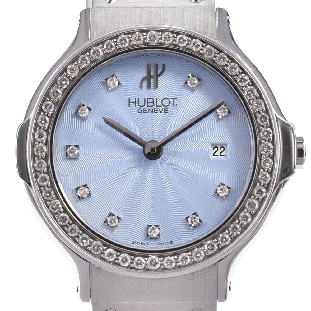 HUBLOT Classic 1395.1.014 diamond Light blue Dial Quartz Ladies
 Watch J#148027