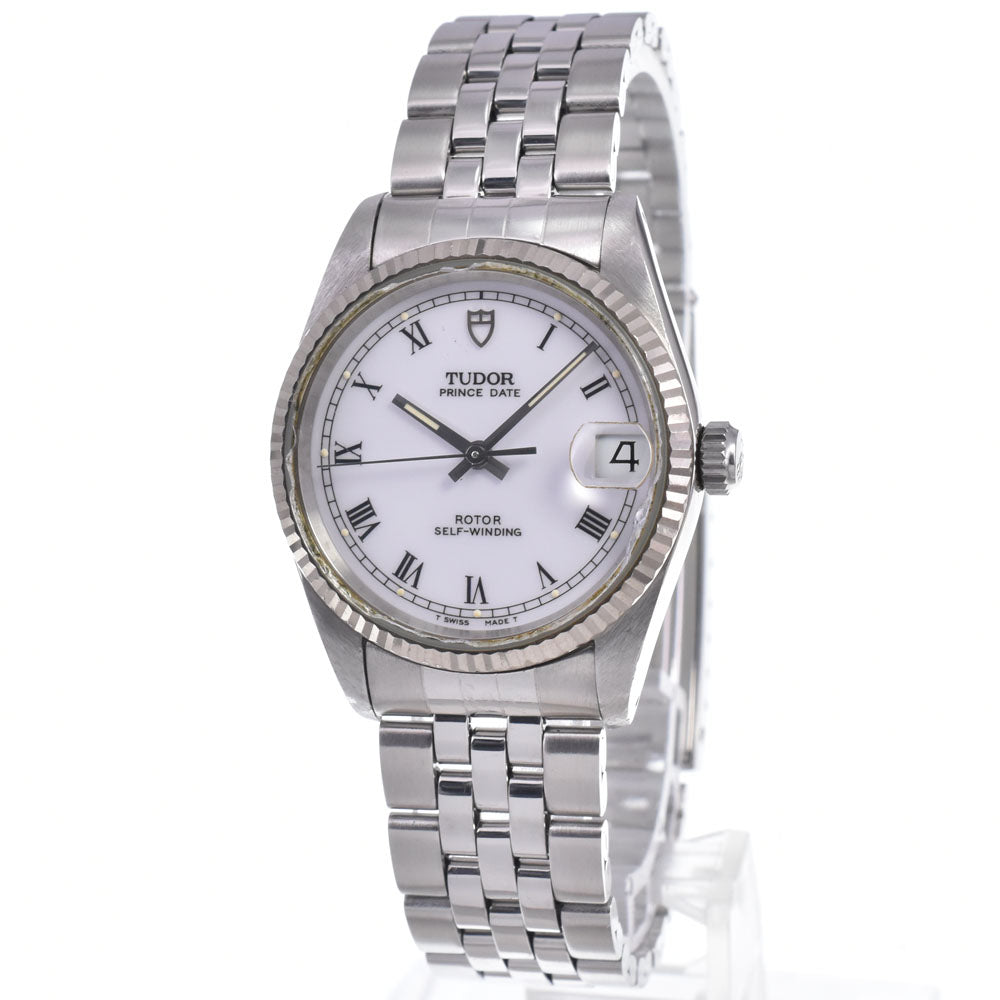 TUDOR Prince Date 72034 WG Bezel white Dial Automatic Boy's
 Watch L#148029