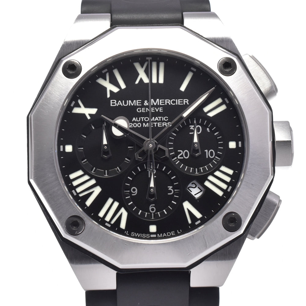 Baume & Mercier Kay Platn 65671 Chronograph black Dial Automatic Men's
 Watch K#148033