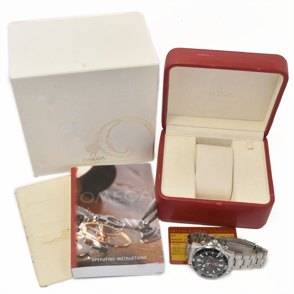 with paper OMEGA Seamaster 300 Racing Chronograph 2569.52 black Dial Automatic Men's
 Watch I#148036