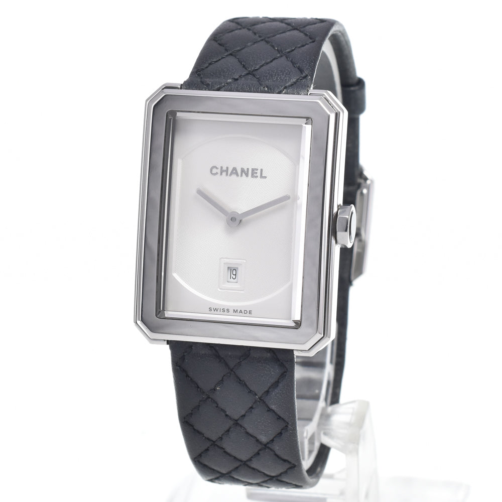 CHANEL boy friend H6954 Date Opal white Dial Quartz Ladies
 Watch I#148040