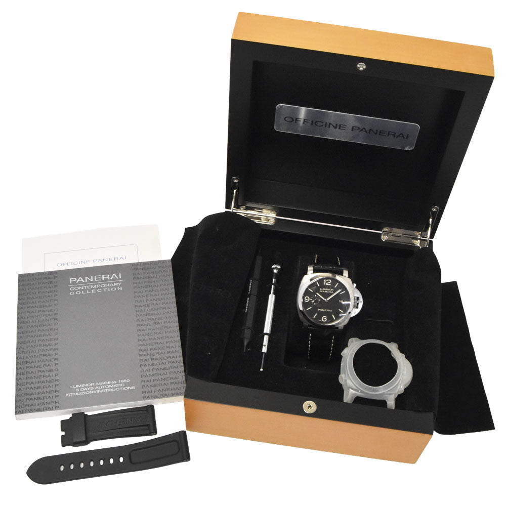 PANERAI Luminor Marina 3 Days PAM00312 black Dial Automatic Men's
 Watch K#148043