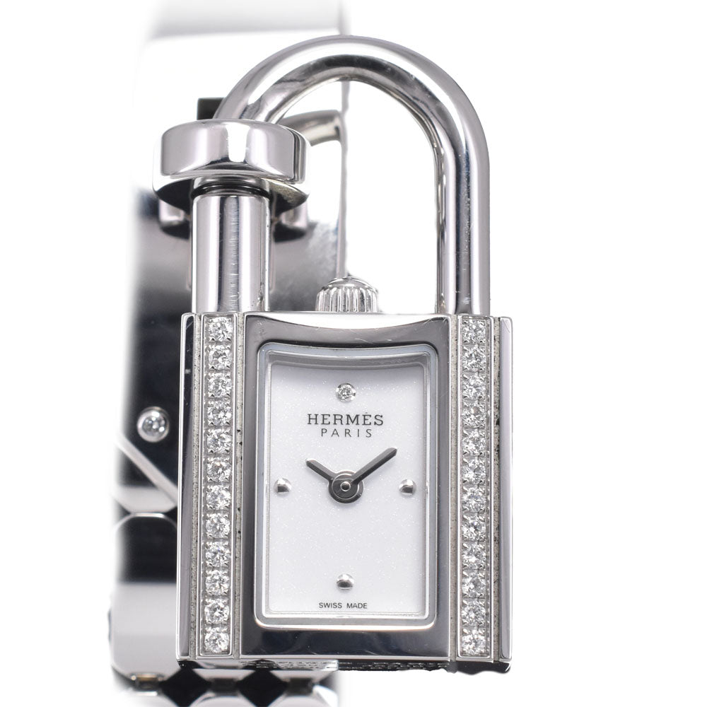 HERMES Kelly Watch Mini KE4.130 diamond white Dial Quartz Ladies
 Watch L#148044