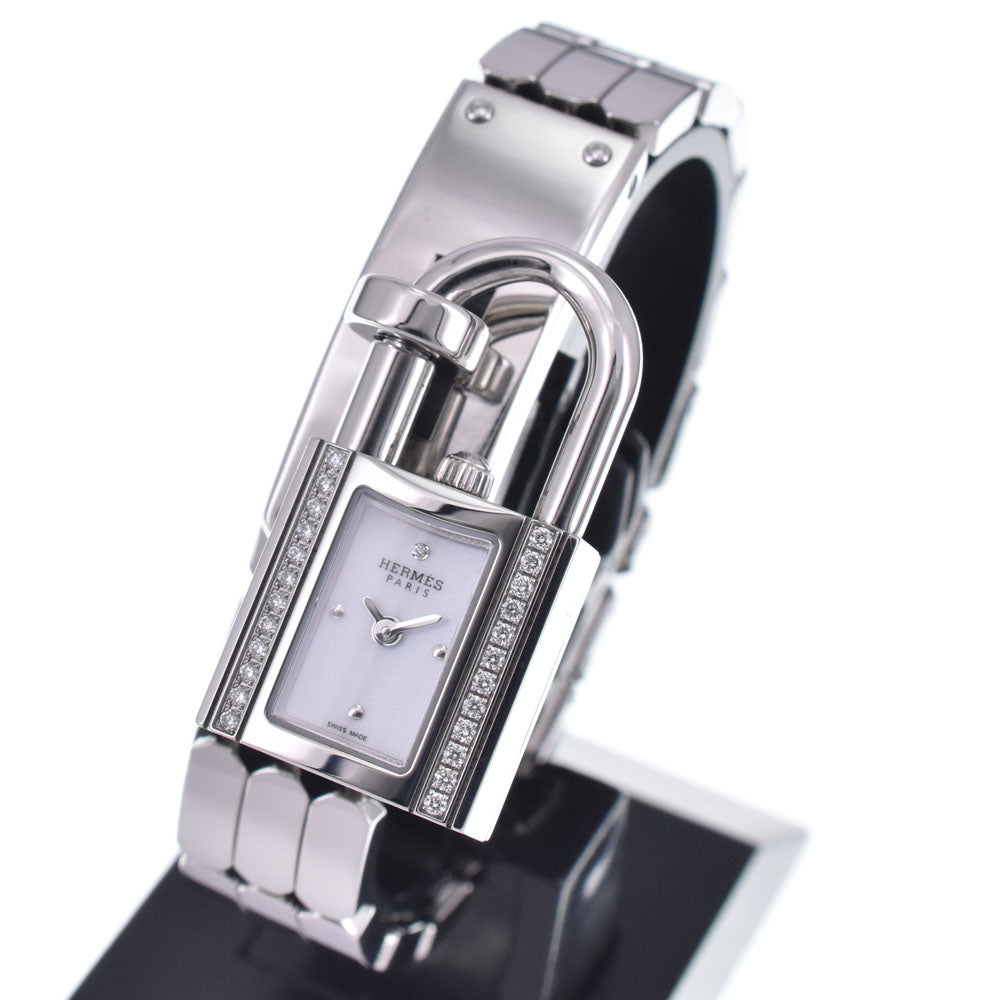 HERMES Kelly Watch Mini KE4.130 diamond white Dial Quartz Ladies
 Watch L#148044