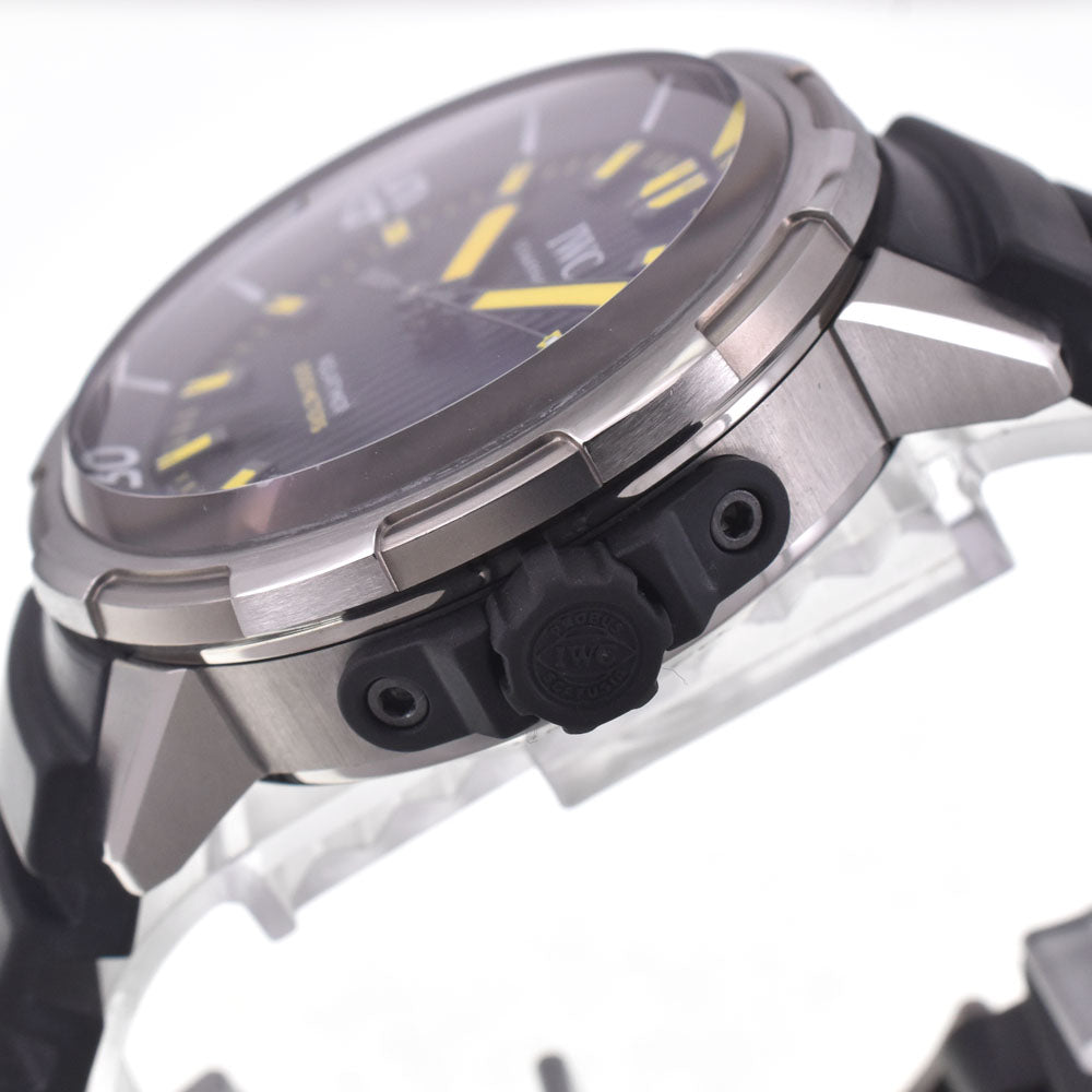 with paper IWC SCHAFFHAUSEN Aquatimer Automatic 2000 IW356801 Date black Dial Automatic Men's
 Watch I#148045