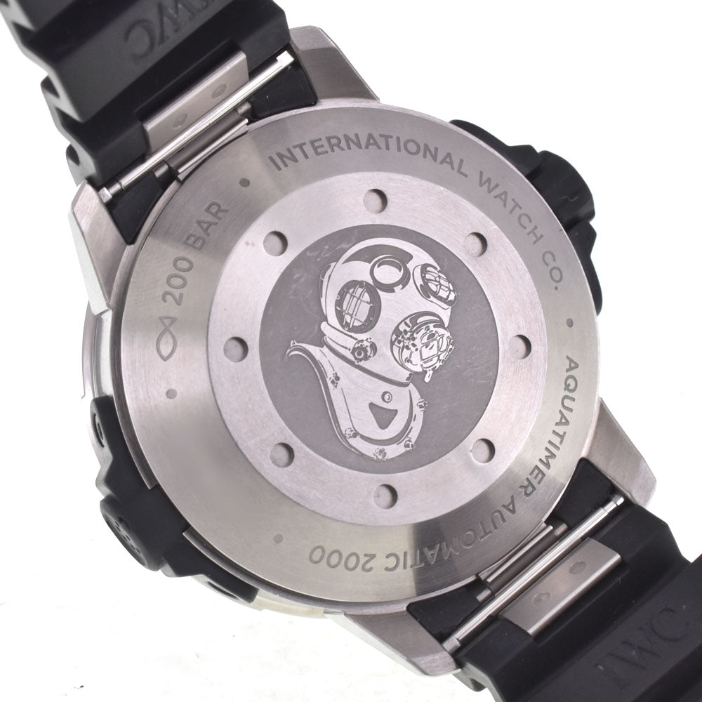 with paper IWC SCHAFFHAUSEN Aquatimer Automatic 2000 IW356801 Date black Dial Automatic Men's
 Watch I#148045