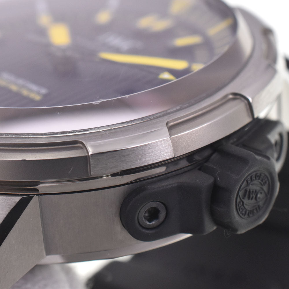 with paper IWC SCHAFFHAUSEN Aquatimer Automatic 2000 IW356801 Date black Dial Automatic Men's
 Watch I#148045