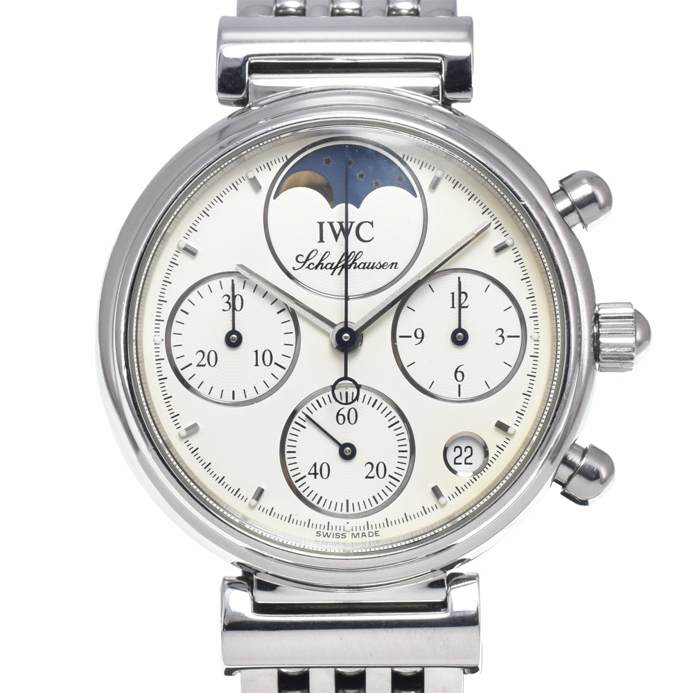 IWC SCHAFFHAUSEN Little da vinci IW373606 Chronograph white Dial Quartz Ladies
 Watch N#148049
