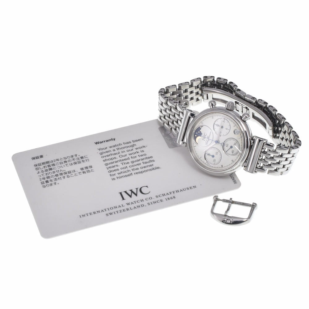IWC SCHAFFHAUSEN Little da vinci IW373606 Chronograph white Dial Quartz Ladies
 Watch N#148049