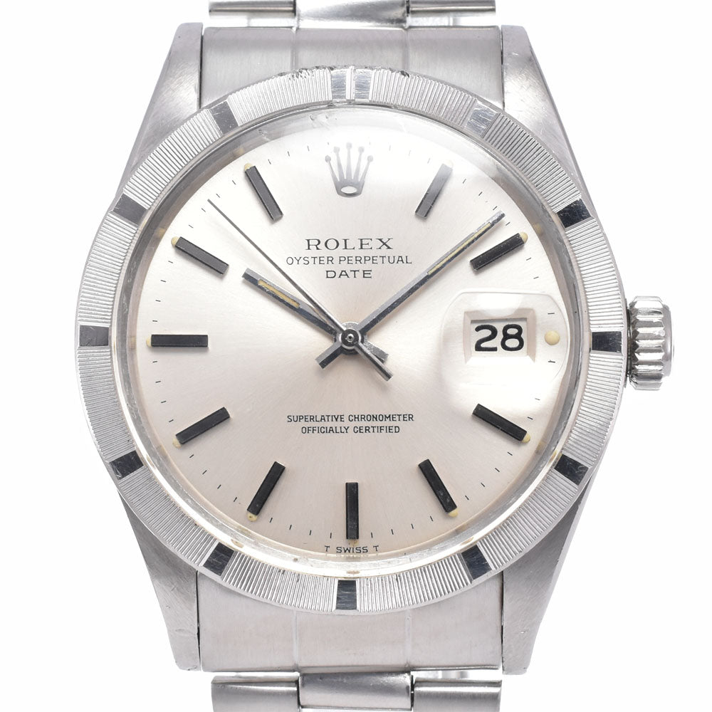 ROLEX Oyster perpetual date 1501 vintage Cal.1570 Silver Dial Automatic Men's
 Watch B#148050