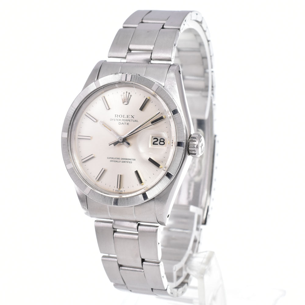 ROLEX Oyster perpetual date 1501 vintage Cal.1570 Silver Dial Automatic Men's
 Watch B#148050