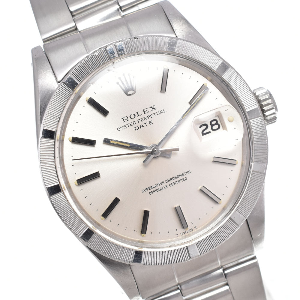 ROLEX Oyster perpetual date 1501 vintage Cal.1570 Silver Dial Automatic Men's
 Watch B#148050