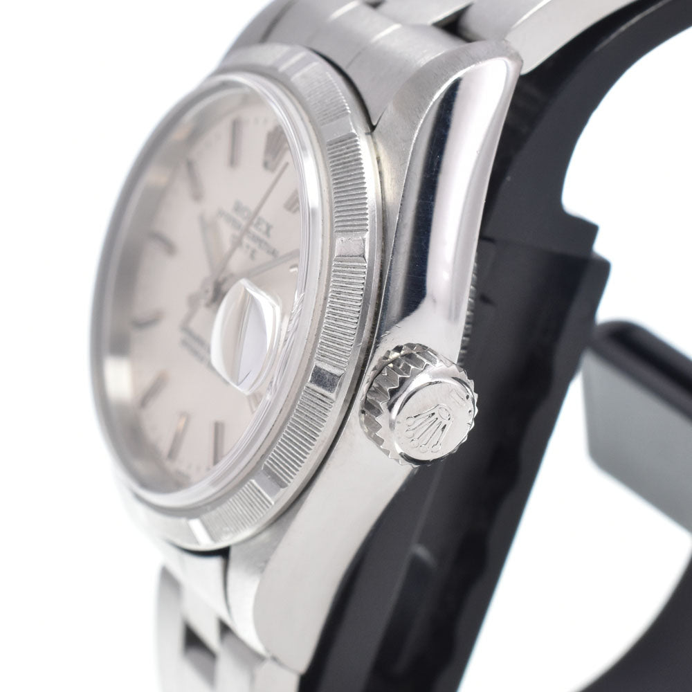 ROLEX Oyster perpetual date 69190 Cal.2135 Silver Dial Automatic Ladies
 Watch J#148051