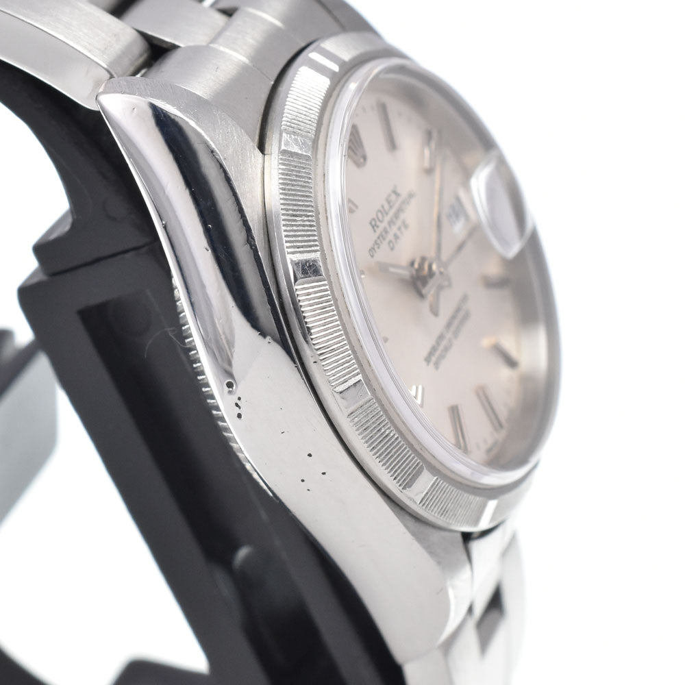 ROLEX Oyster perpetual date 69190 Cal.2135 Silver Dial Automatic Ladies
 Watch J#148051