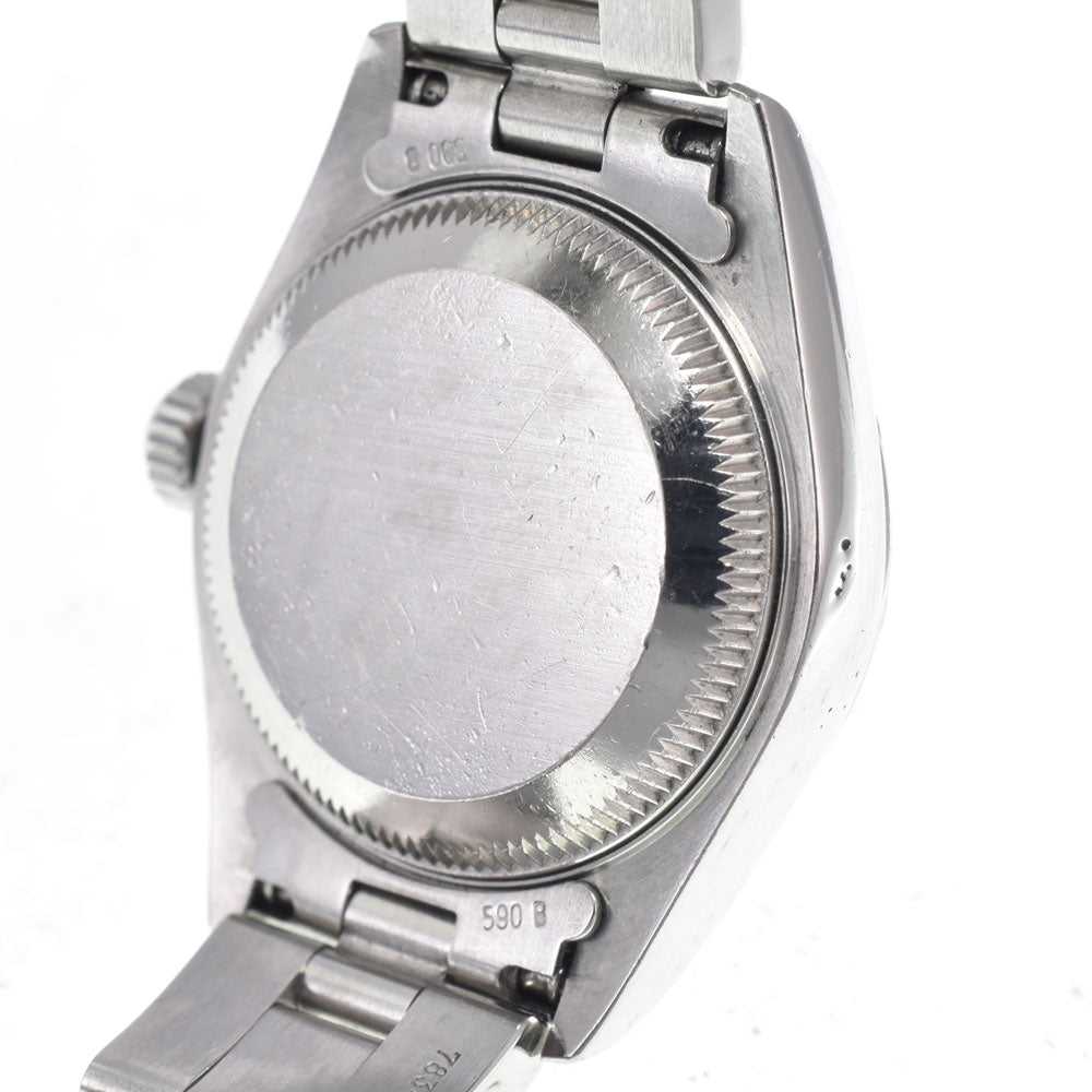 ROLEX Oyster perpetual date 69190 Cal.2135 Silver Dial Automatic Ladies
 Watch J#148051