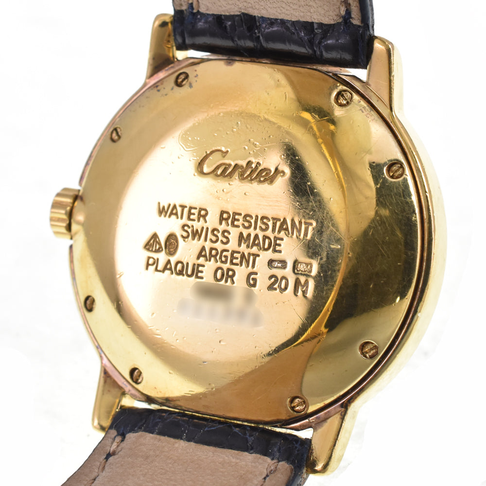 CARTIER Mastrond LM W1006822 Ivory Dial Quartz Ladies
 Watch I#148056
