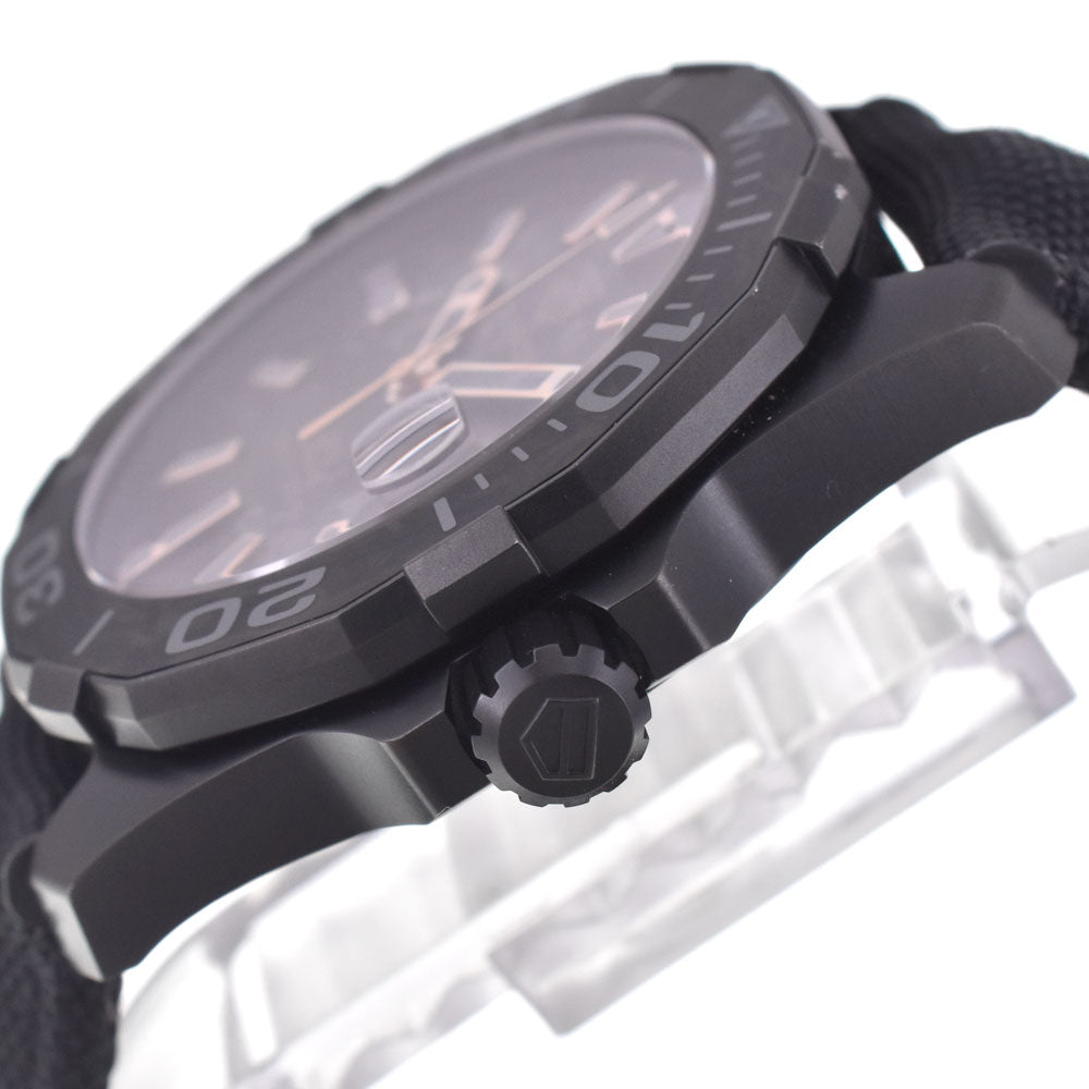 with paper TAG HEUER Aqua racer WBD218A-0 Limited to 750 pieces carbon Dial Automatic Men's
 Watch I#148061