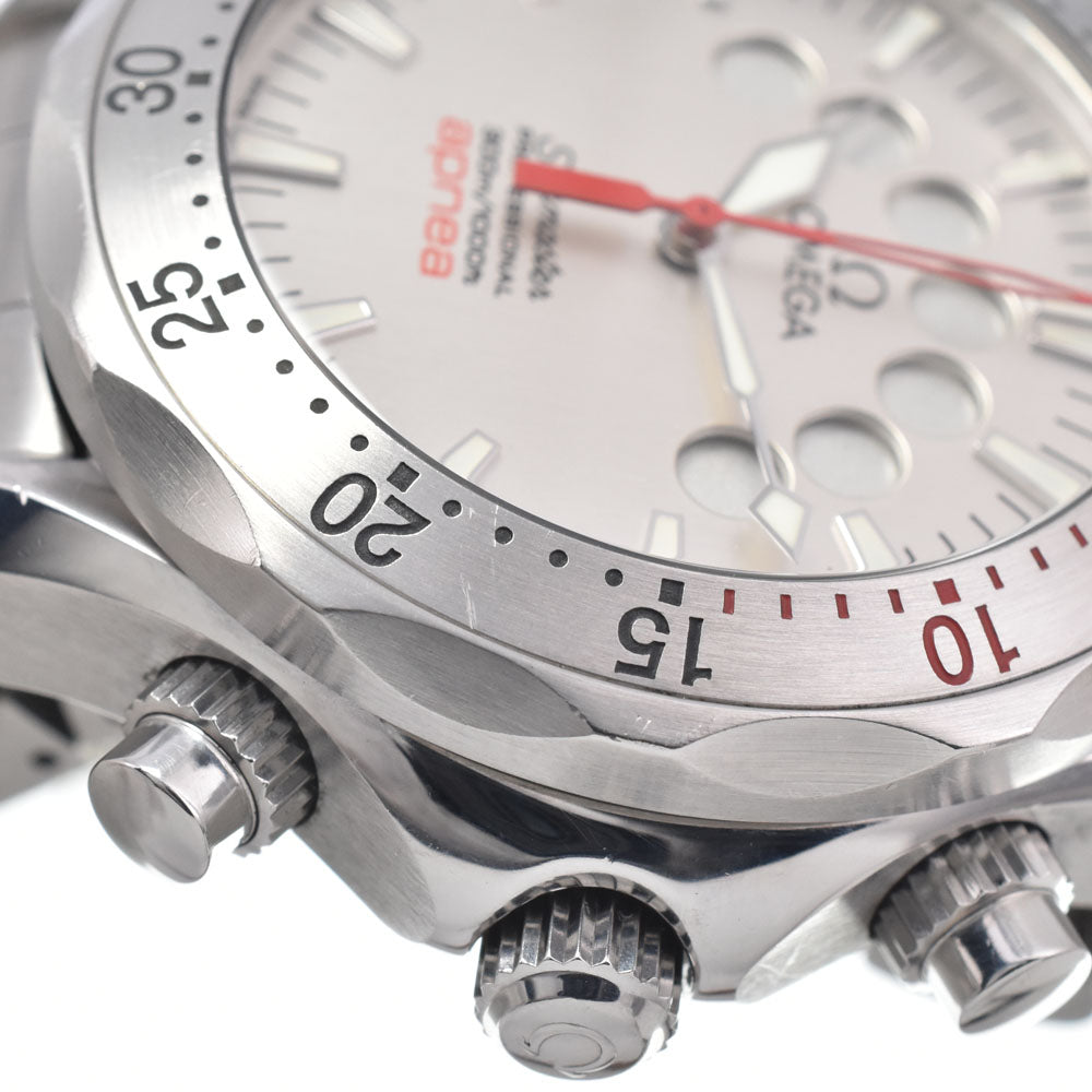 with paper OMEGA Seamaster300 Apnea Jacques Mayol 2595.30 Silver Dial Automatic Men's
 Watch J#148062