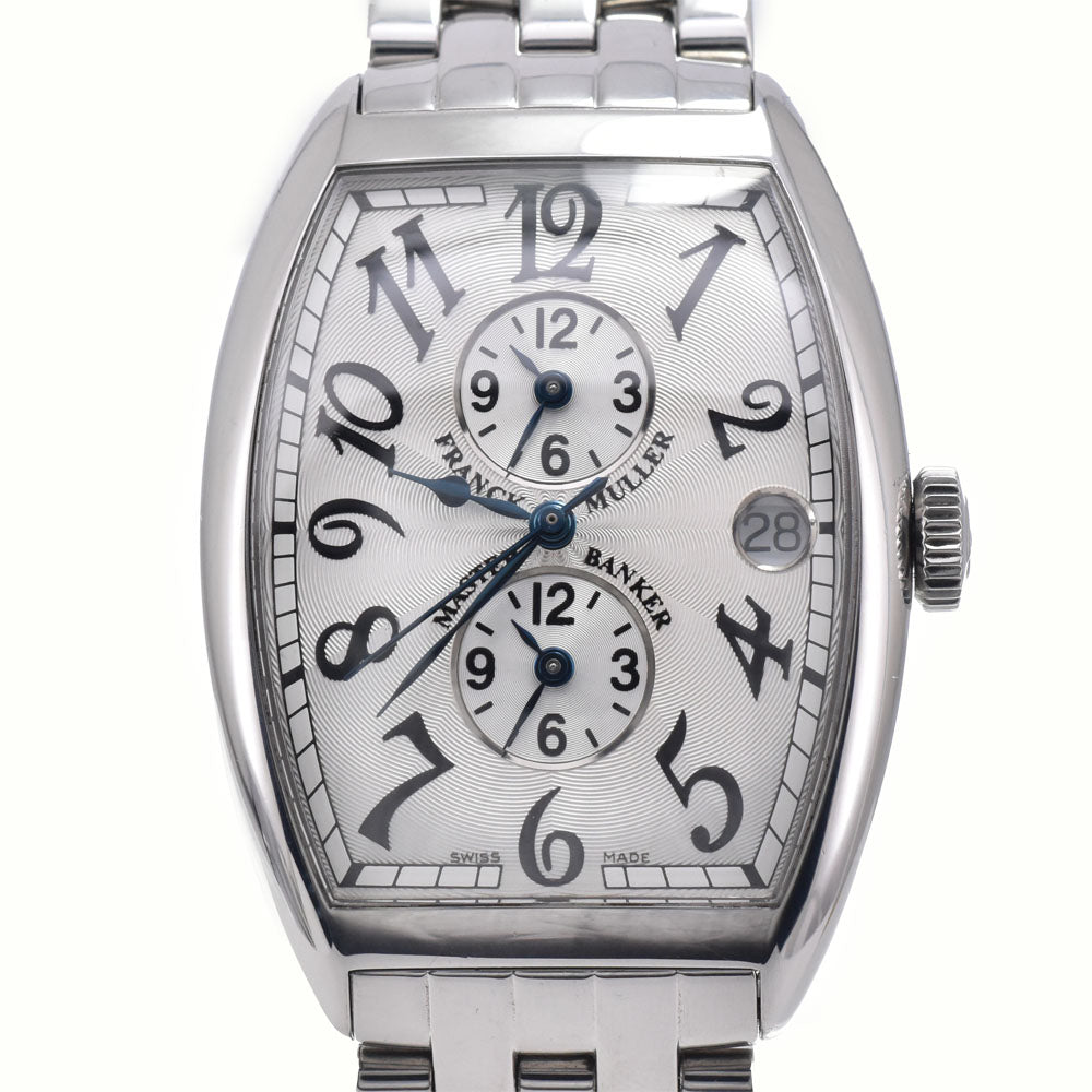 FRANCK MULLER Master bunker 6850MB 3 time zone date Silver Dial Automatic Men's
 Watch K#148063