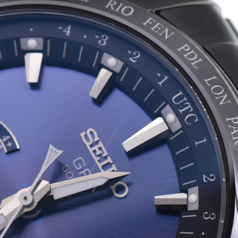 with paper SEIKO Astron 8X22-0AG0-2/SBXB111 GPS Navy Dial GPS Solar Men's
 Watch I#148065