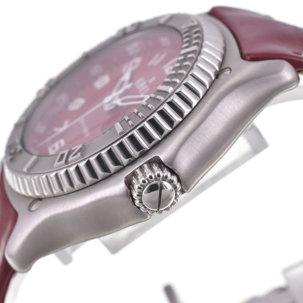 with paper EBEL Discovery E9187341 Date Red Dial Quartz Men's
 Watch I#148067