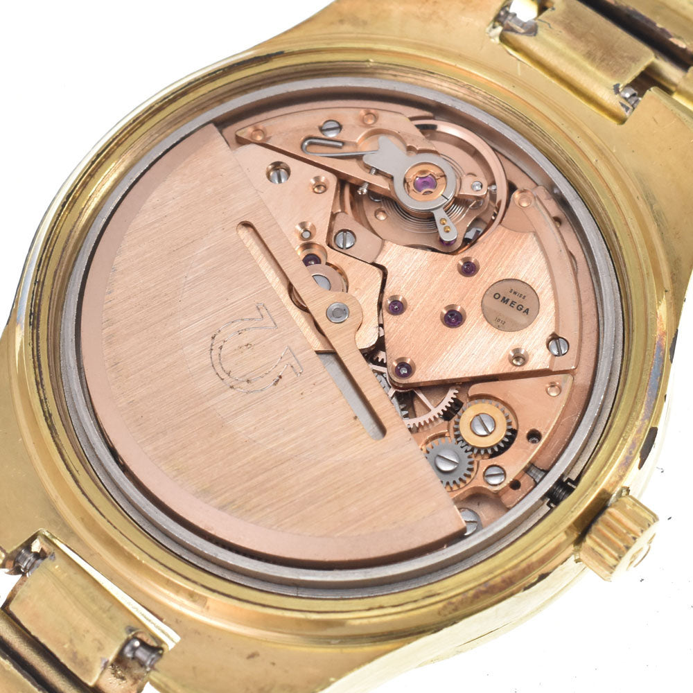 OMEGA Geneva Date 166.0173 vintage Cal.1012 gold Dial Automatic Men's
 Watch R#148068
