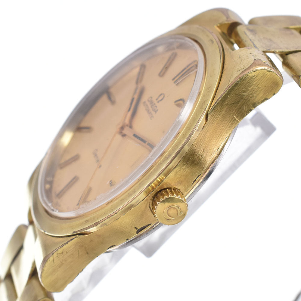 OMEGA Geneva Date 166.0173 vintage Cal.1012 gold Dial Automatic Men's
 Watch R#148068