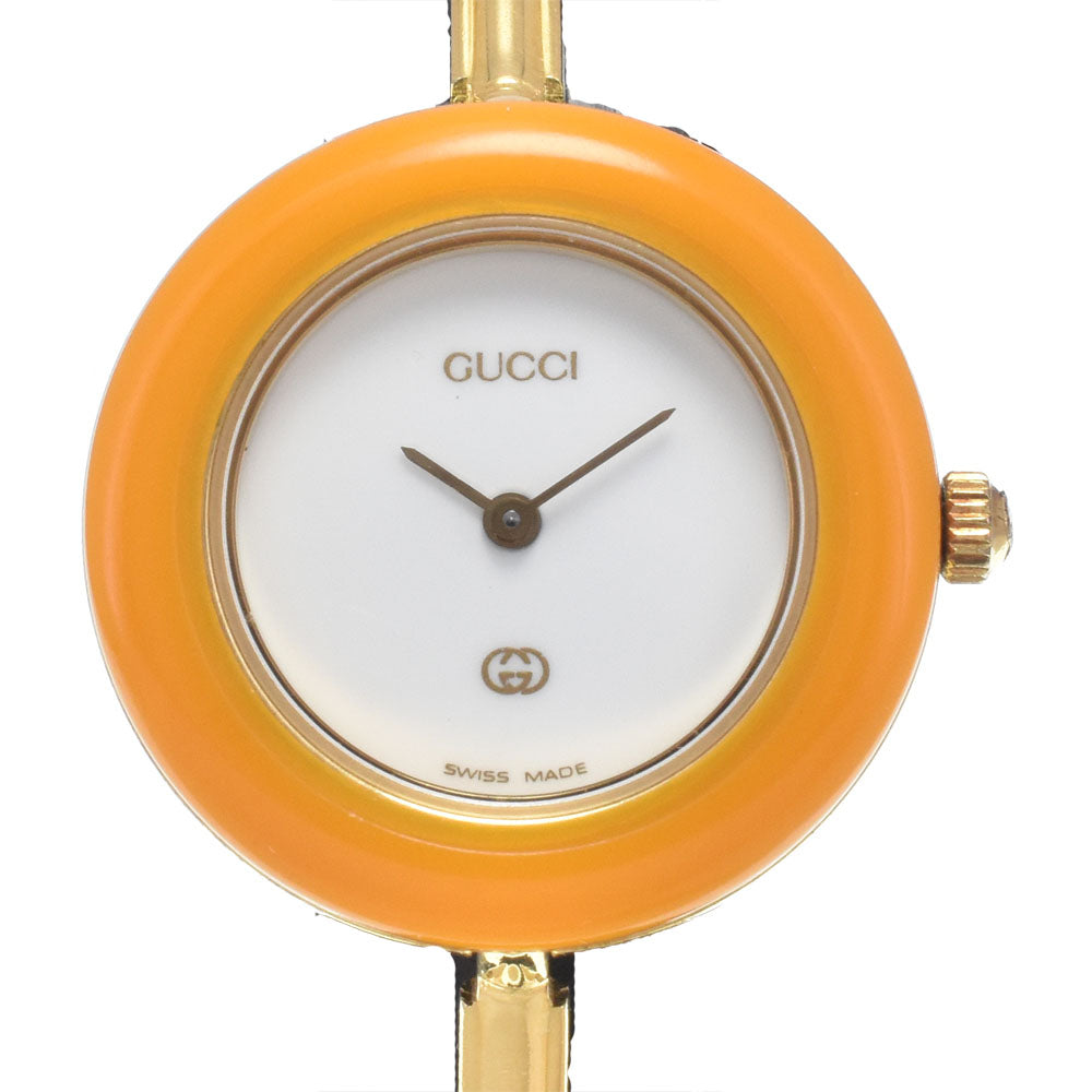 GUCCI Change bezel 46338 white Dial Quartz Ladies
 Watch I#148071