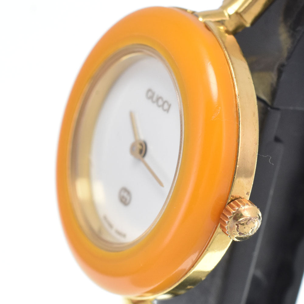 GUCCI Change bezel 46338 white Dial Quartz Ladies
 Watch I#148071