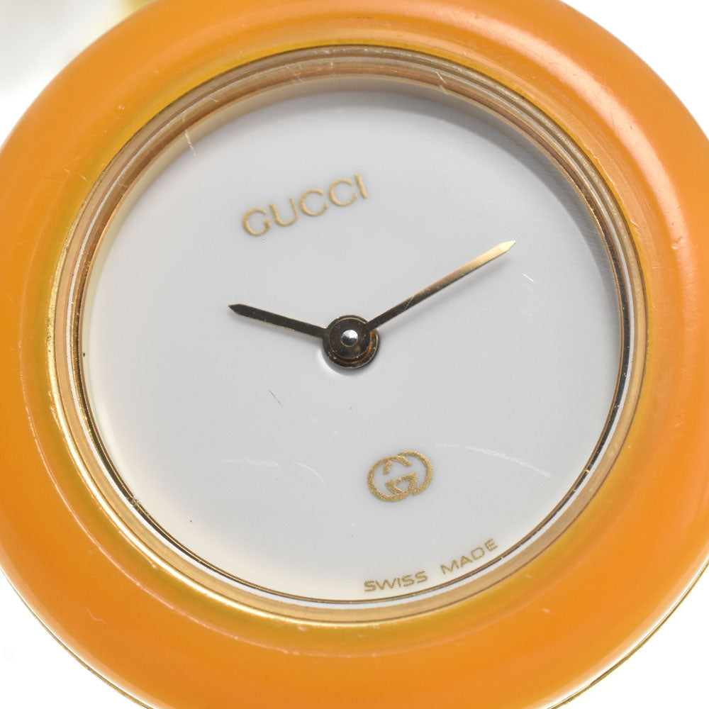 GUCCI Change bezel 46338 white Dial Quartz Ladies
 Watch I#148071